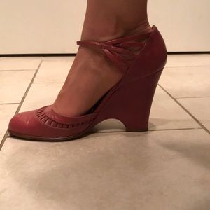 Marc Jacobs Pink Wedge Sandals